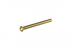 Brass Round Slot Metal Thread