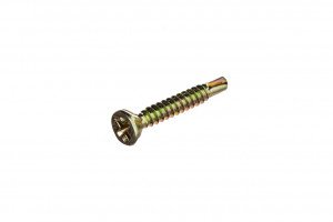 Self Drilling Screws - Countersunk Phillips - Self Embedding